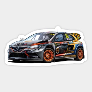 Renault Megane RX Super Car Sticker